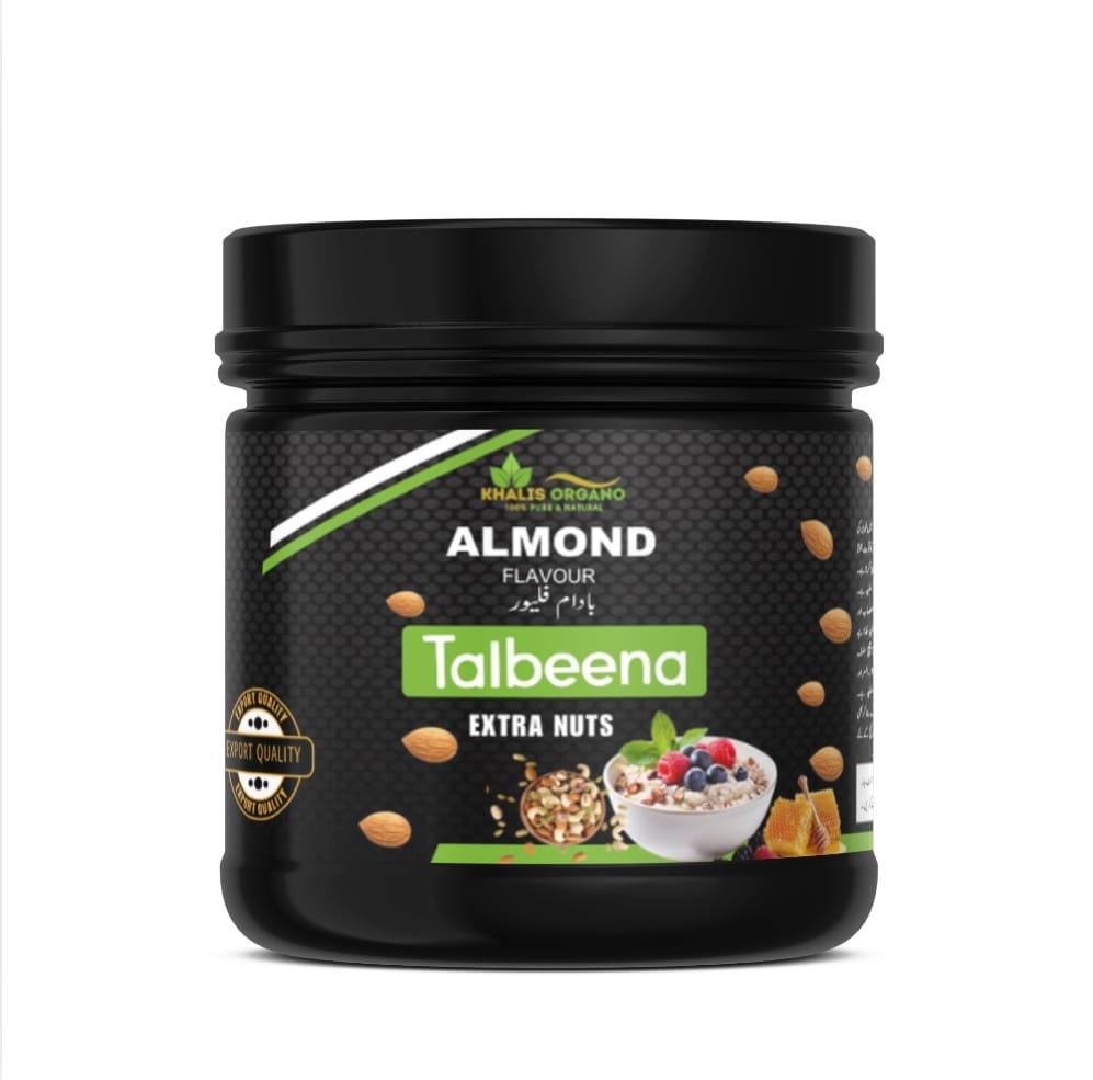 Almond Talbeena (with extra nuts).