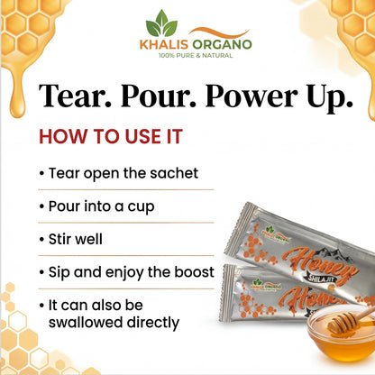 Khalisorgano® Natural Honey Shilajit