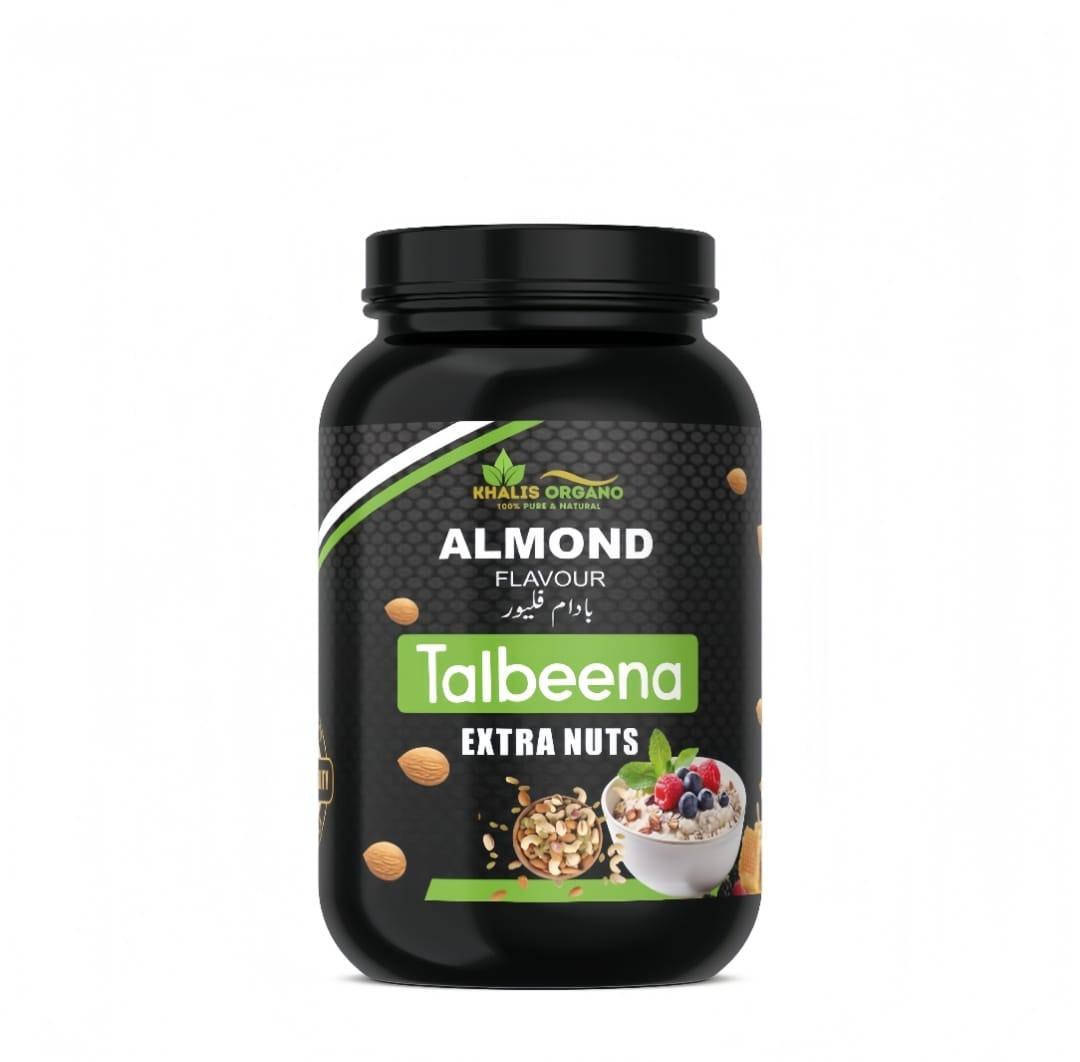 Almond Talbeena (with extra nuts).