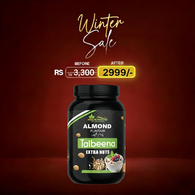 Almond Talbeena (with extra nuts).