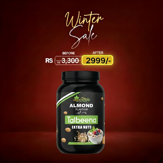 Almond Talbeena (with extra nuts).