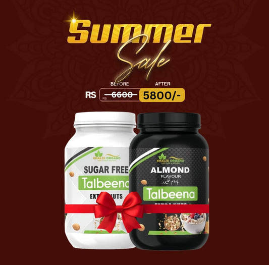 Sugar Free Talbeena + Almond Talbeena