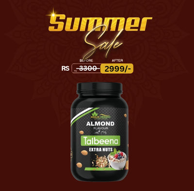 Almond Talbeena (with extra nuts).